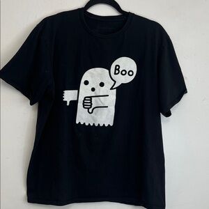 Threadless Annabelle Black Crew Neck Top